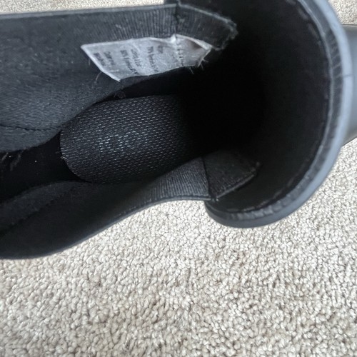 Igor Tono Regenstiefel Damen Größe 39 (US 8,5) schwarz klobige Sohle wasserdicht - Bild 10 von 11