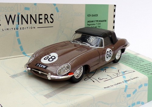 Corgi Maßstab 1:43 Modellauto 96082 - Jaguar E-Type Roadster - #68 Ken Baker