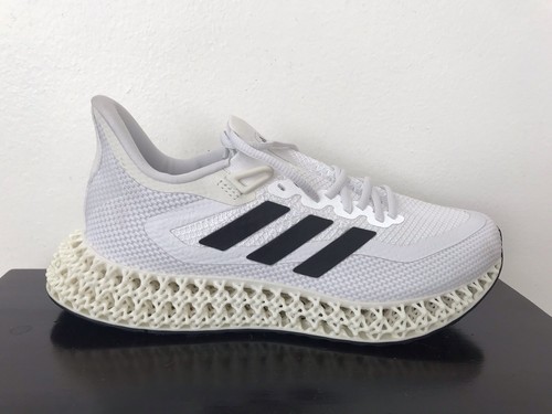 Size 8 Mens Adidas 4DFWD 2 Running Casual Sneakers White Black GX9247 - Picture 3 of 8