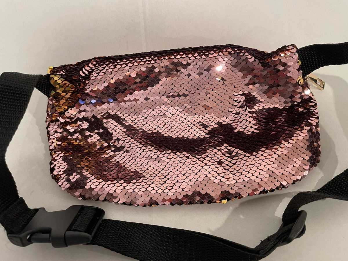 Sequin Fanny Pack with Attached Drink Holder, Adjustable Belt Sequin Fanny Pack – A Little Bird Boutique main image 4