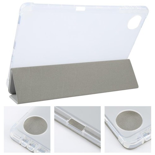 For Honor Pad 10 12.1 3-fold Clear TPU Smart Leather Tablet Case cover shell - Photo 2 sur 2