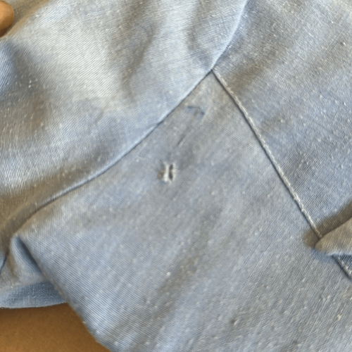 Vintage 70s Western Light Blue Cotton/Polyester Long Sleeve Shirt - Picture 7 of 12
