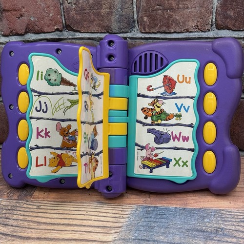 Disney Winnie The Pooh Talking Fun ABC's Electronic Interactive Learning Book - Picture 5 of 8