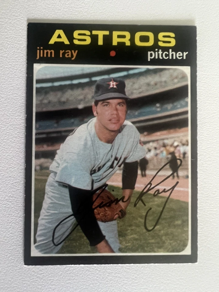 Lote de 25 cartas Topps Houston Astros 1971 (GD-EX estimado) 4 altas # Foto 4 de 4