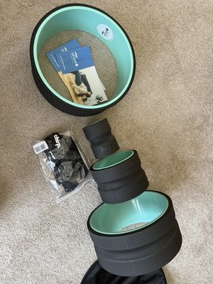 Chirp Wheel+ Plus 10 & 6 Sport Back Pain Relief Yoga & Stretching Set Of 2 W-Bag