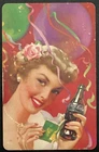 Coca Cola Ad Vintage Single Swap Playing Card Ace Spades