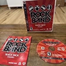 Rock Band Track Pack: Vol. 2 (Sony PlayStation 3, 2008). Tested. CIB