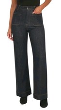 VIGOSS WOMEN'S WIDE LEG TROUSER JEANS, INSEAM 28"