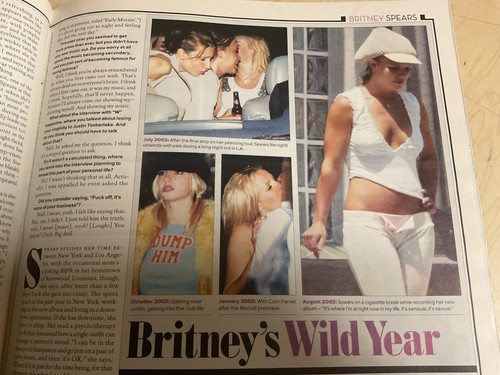 october 2, 2003 #932 Rolling Stone magazine Britney Spears sexy cover "Hot List" - Picture 4 of 12