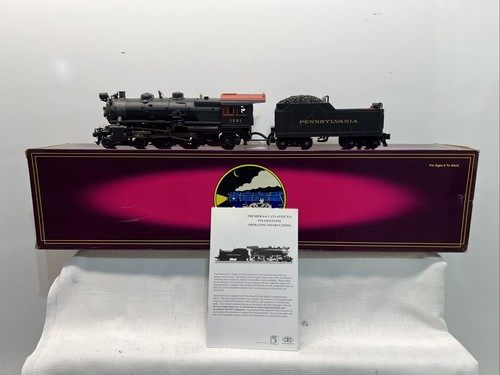 MTH 20-3112-1 Premier Pennsylvania 4-4-2 Atlantic Steam Engine O SCALE NEW BCR