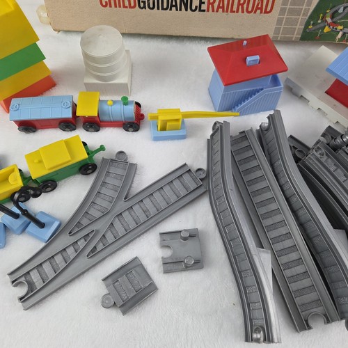 Vintage Child Guidance Railroad Train Set 1960s No. 3507 Almost Complete - Picture 5 of 11
