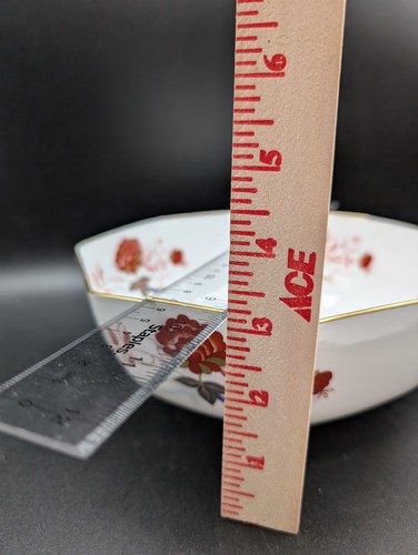 Serving Bowl Royal Crown Derby Bali Salad Vegetable 8.25" Octagonal Bone China - Picture 6 of 8
