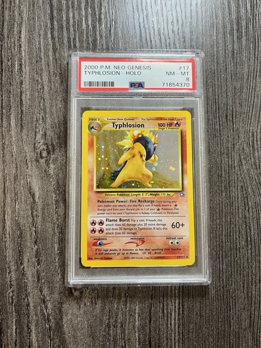 2000 Typhlosion Holo PSA 8 17/111  - Picture 1 of 2