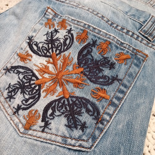 Cipo & Baxx Herren 30x28 Jeans Doppelbund Stone Washed Stickerei Streetwear - Bild 18 von 18