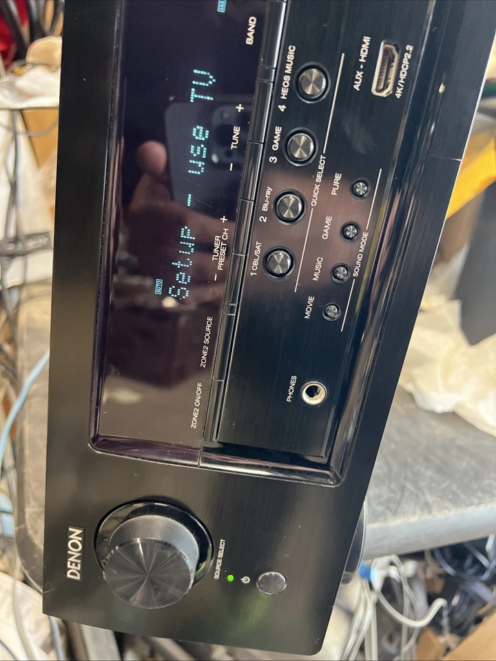 Denon Home Theater Receiver - AVR S730H - 7.2 Channel untested - Image 2 of 4