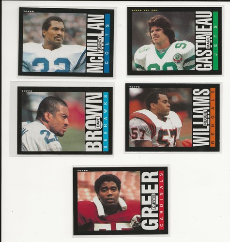 1985 Topps Football 13 Card Lot Pack Fresh Commons - Picture 2 of 4