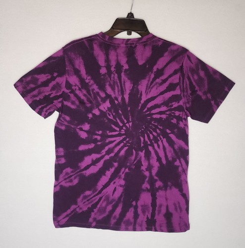 T-shirt Beetlejuice viola nera tinta unita copertina film Halloween taglia uomo media - Foto 5 di 5