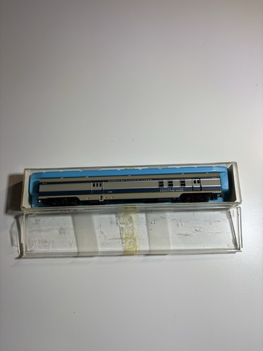 Con-Cor 4022K N Scale 85' US Railway Post Office Missouri Pacific #710 Tan&Blue - Picture 1 of 1