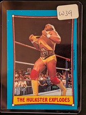 Hulk Hogan 1987 Topps WWF Card #26 Ringside Action The Hulkster Explodes WWE RA