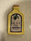Boston Warehouse Ceramic Spoon Rest Olive Oil Design Bottle 3.5x6.5