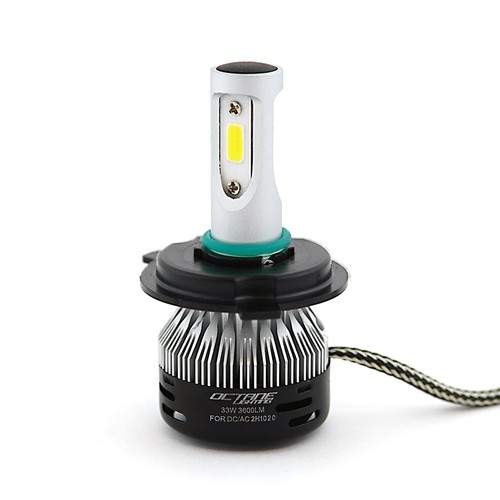 6v 6500k H4 SMD COB 360° 6k LED White Headlight HID Hi/Low Light Bulb Kit Pair - Picture 3 of 12