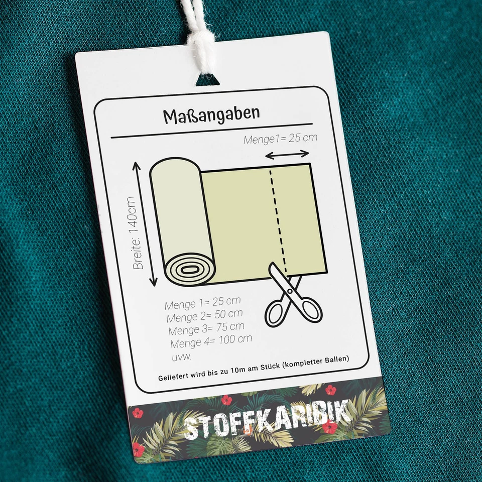 Eukalyptus JERSEY Baumwolljersey Stoff Kinderstoff Meterware Mädchen JB078 - Bild 2 von 4