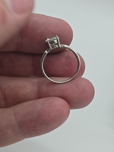 Anello in argento sterling e zirconi misura 7 - Foto 5 di 6
