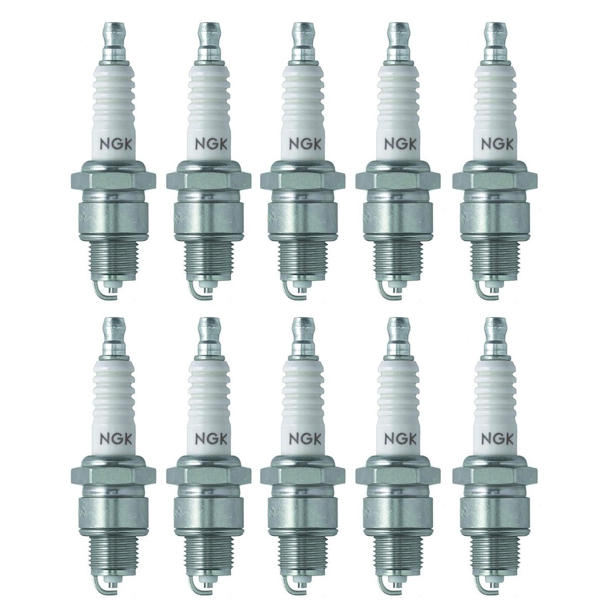 NGK 4551 BR9HS-10 Spark Plugs 10 pack