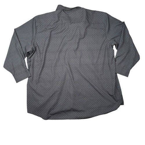 2 UNTUCKit Hemd Herren 4XB kariert & Geo Performance Stretch Nylon Knopf Freizeit - Bild 6 von 10