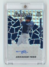 2021 Panini Mosaic #SCR-AT Abraham Toro Houston Astros AUTO