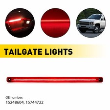 Red Lens Led Rear Red Tailgate Brake Light Bar For Chevy Silverado 2500hd 3500hd