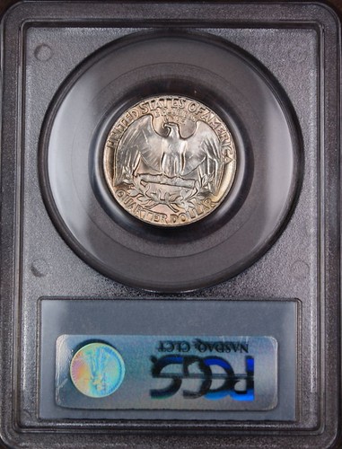 1957 Washington Quarter, PCGS MS-65, Type B Reverse LT - Picture 4 of 4