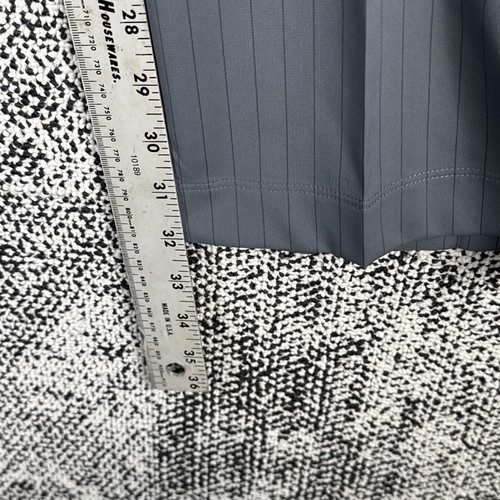 Nike Golf Tour Performance Pants Mens 36 X 32 Dri Fit Gray Pinstriped Lightweigh - Picture 11 of 13