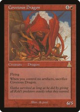 MTG Magic the Gathering Covetous Dragon (80/143) Urza's Destiny LP