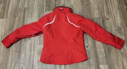 Marker Ski Jacket With Removable Hood. Red. Women's Size 8 Thinsulate Insulation - Picture 3 of 6