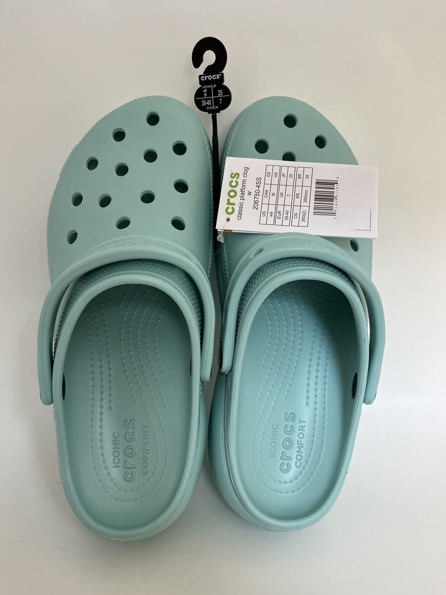 Crocs Women's Classic Platform Iconic Crocs Comfort Clog Crocs Women's Classic Platform Iconic Crocs Comfort Clog