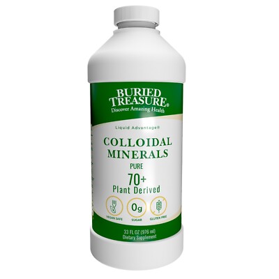 Buried Treasure Pure Colloidal Minerals 70 Plus Plant Derived Minerals