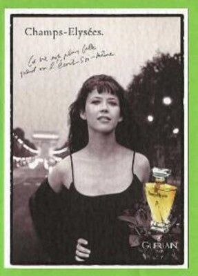 AK Ansichtskarte PK Werbekarte Parfum Guerlain Paris  Champs Elysees NEU