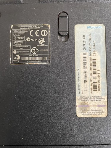Acer Aspire 5336-2524 PEW72 Black Laptop NOT TESTED PARTS OR REPAIR - Picture 9 of 12