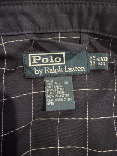 POLO RALPH LAUREN Navy Blue/Beige Pony Bi-Swing Jacket Men’s Size 4XB - Picture 7 of 9