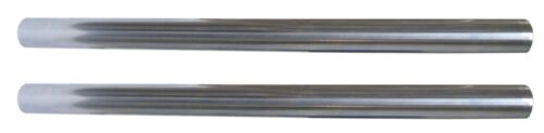 Par de tubos de soporte de horquilla cromados duros 615 mm X 36 mm Kawasaki Z1 Z1A Z1B 1973-75 - Imagen 4 de 4