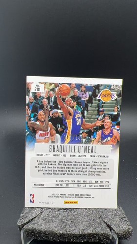 2023-24 Panini Prizm Deca Prizms Blue #281 Shaquille O'Neal /149 #8295AL - Picture 2 of 2