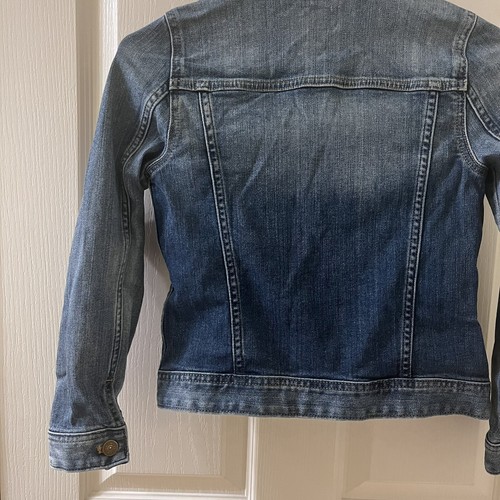Crewcuts J Crew Stretch Denim Jean Jacket Girls Size 10 - Picture 11 of 13
