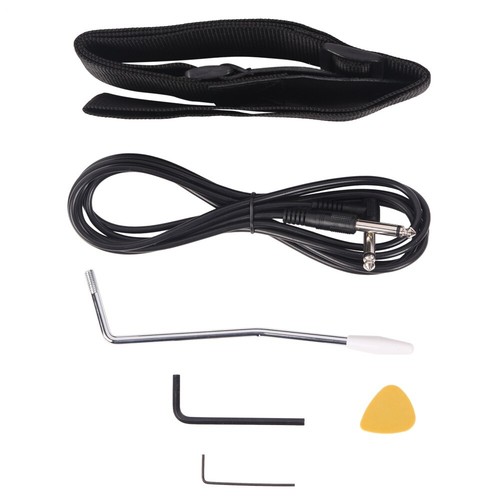 UK GST Electric Guitar 3-Pickup Full Set W/ 20W Amp Bag Strap Cord Pickguard Kit - Picture 13 of 34