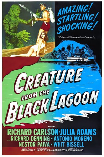 Vintage 1950er 40er Sci-Fi Space B Film Monster Film Reproduktion Retro Poster - Bild 19 von 66
