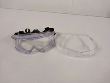 Set of two pair Safety Goggles Glasses - V-Maxx with Strap - Checklite with arms