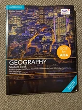 GCSE Geography Student Book AQA Revision Guide Study ISBN 9781316604663