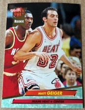 MATT GEIGER 1992-93 Fleer ULTRA Rookie Card #291 NM-MT Condition