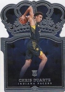 Chris Duarte 2021-22 Panini Crown Royale #81 RC Indiana Pacers