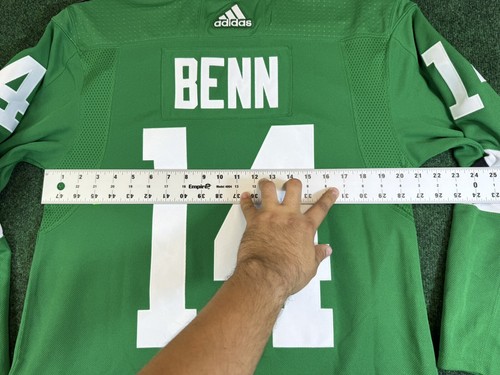 Adidas Men's Jamie Benn Dallas Stars Home Authentic Player Jersey Size 46 - Picture 7 of 8